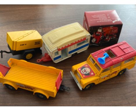 Rosenbauer Portable Pump M 1:15 BMW 4-stroke engine, boxed together with Corgi and other die cast vehicles