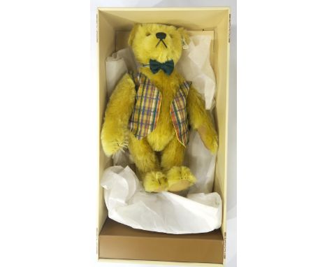 A Steiff British Collector's Replica 1994 Teddy Bear 1908 Blond 40, with white tag, no. 02177, edition of 3,000, boxed and wi