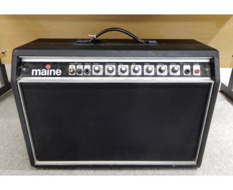 Maine Electronics Ltd&nbsp;Model 808 twin speaker guitar amplifier Condition Report:Available upon request