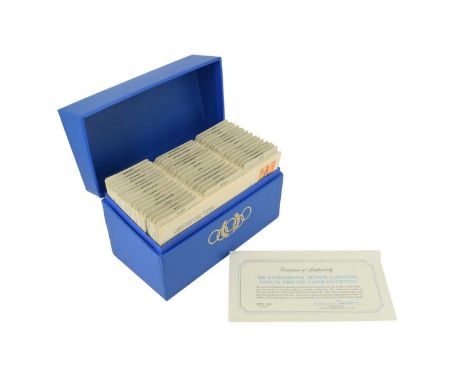 A boxed collection of Moscow 1980 International Olympic Committee first day stamp covers
