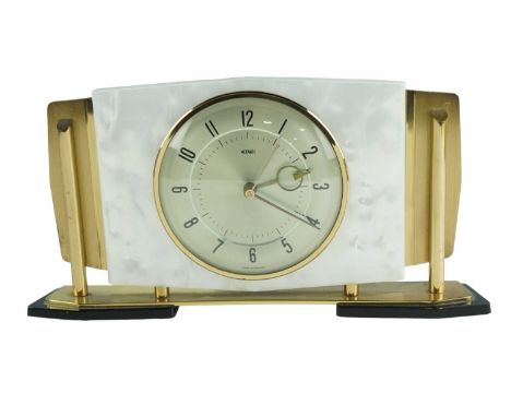 A 1960s Metamec mantle clock, having a battery-operated movement, 29 x 15 cm