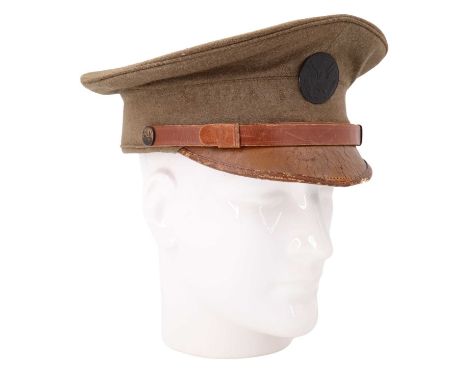 A Great War US army peaked cap