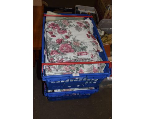 TWO BOXES OF CURTAINS