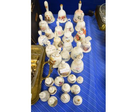 COLLECTION OF CERAMIC BELLS TO INCLUDE SOME ROYALTY INTEREST