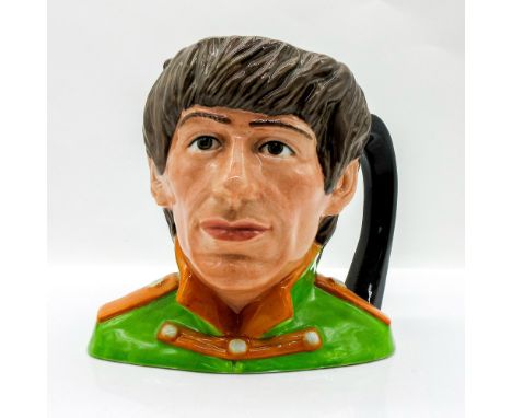 Green tunic; orange collar and epaulettes.Series: The Beatles. Royal Doulton backstamp. Artist: Stanley J. TaylorIssued: 1984