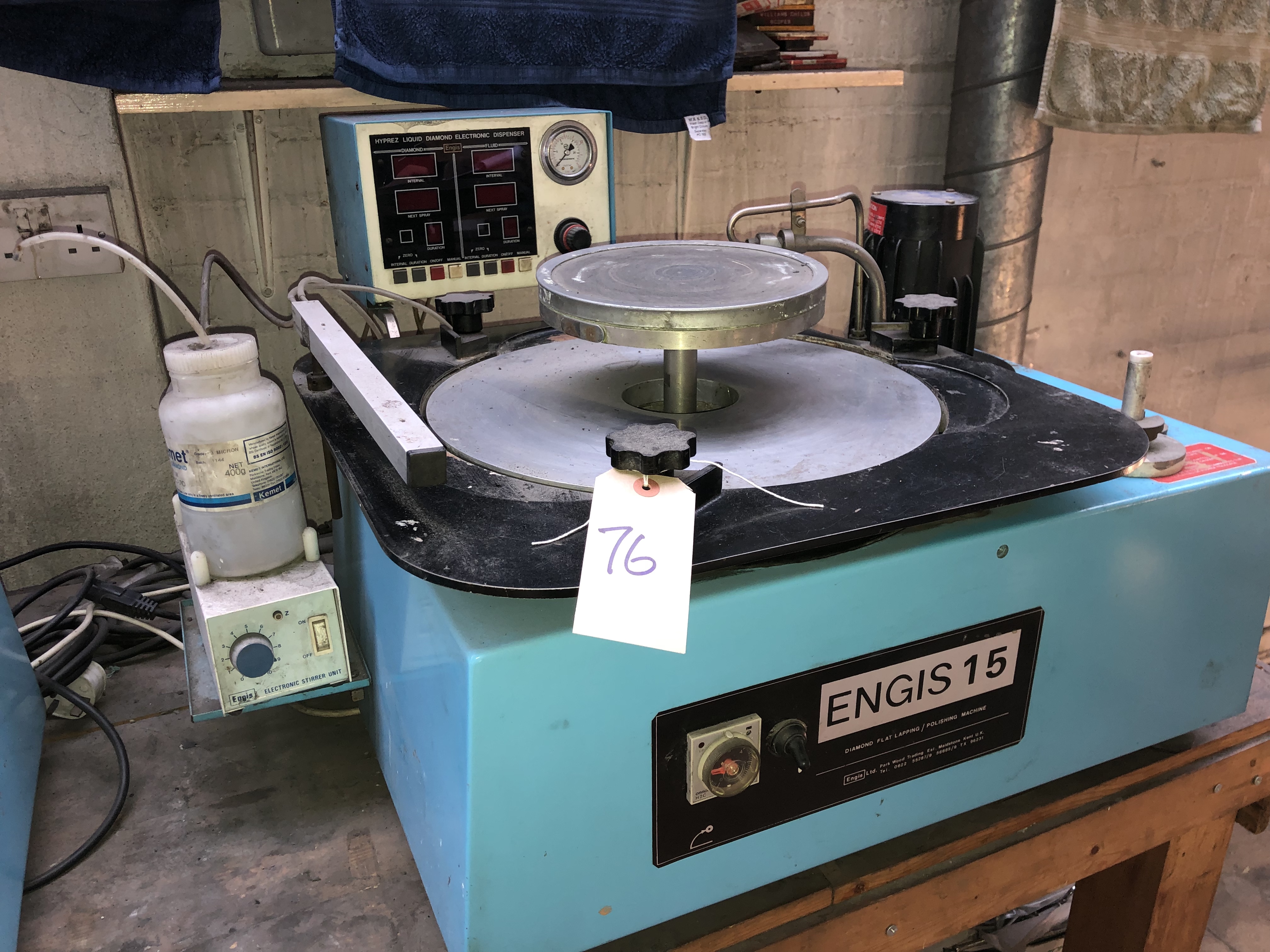 ENGIS 15 Diamond Lapping Polishing machine S/N 1500275