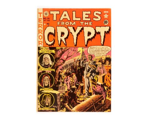 Tales from the Crypt 26 (1951). Cover with light pencil 'B' by the R of 'Crypt' [fn]. No Reserve