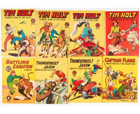 Tim Holt - Cowboy Star of the Films (1949-50) 1-4 complete run designed by Amalgamated Press and printed by Century Press/ La