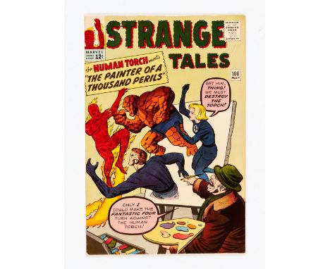 Strange Tales 108 (1963) Cents copy. High cover gloss with half-inch blind tear to RH edge and light pencil arrival date. Cre