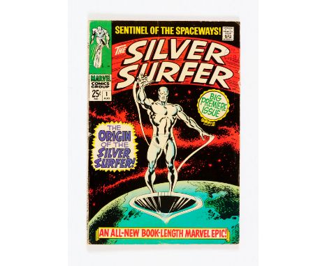 Silver Surfer 1 (1968) Light pence cover stamp [vg+]. No Reserve