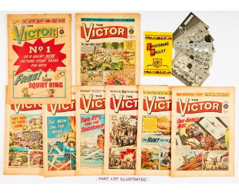 Victor (1961) 1-45. Complete year with I Flew with Braddock, Pony Express, Wonder Man and The Charge of the Light Brigade. Wi