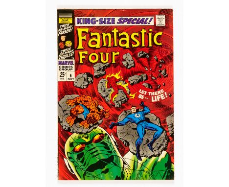 Fantastic Four King-Size Special Annual 6 (1968) Very light pence stamp to cover, light ink stamp residue to back cover [fn/v