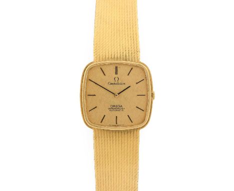 Omega: An 18 Carat Gold Automatic Wristwatch, signed Omega, Chronometer, model: Constellation, ref: 8299, 1968, (calibre 712)