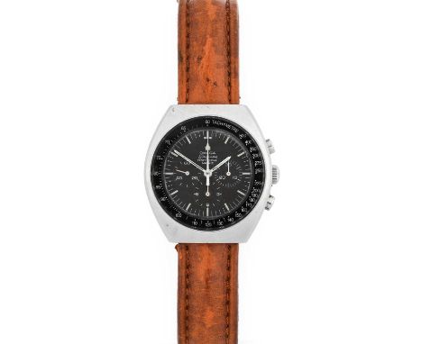 Omega: A Stainless Steel Chronograph Wristwatch, signed Omega, model: Speedmaster Professional Mark II, ref: 145.014, 1970, (