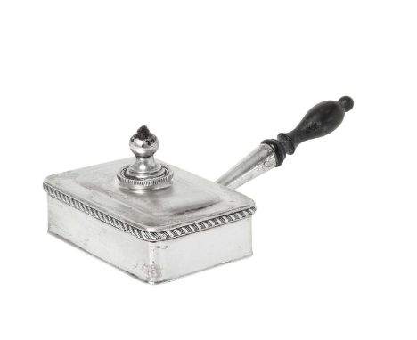 A George VI Silver Novelty Table-Lighter,  by Asprey and Co. Ltd., Birmingham, 1949, With Irish Import Marks, Retailed by Wes
