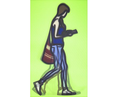 Julian Opie (British, born 1958)Waitress, from 'Walking in London' (Cristea  269) Inkjet on lenticular acrylic panel, 2014, s