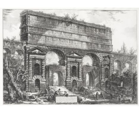 Giovanni Battista Piranesi (1720-1778)The Arch of Constantine; The Porta Maggiore, from Vedute di Roma (Hind 97; 119) Two etc