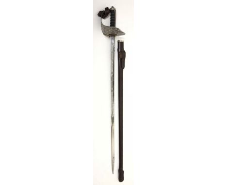 British Army Officers Sword of the Explorer Lt Adrian Ashby-Smith RAOC.  Lieutenant Adrian Ashby-Smith RAOC was killed when a