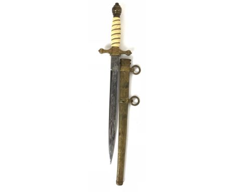 German Third Reich WW2 Kriegsmarine Naval Officer Dagger by Eickhorn, Solingen  Good scarce example, the fullered plated blad