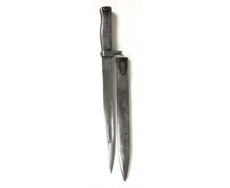 WW1 Imperial German Ersatz M88/98 Knife Bayonet.   Good example of the all steel bayonet. Single edged blade, the pressed ste