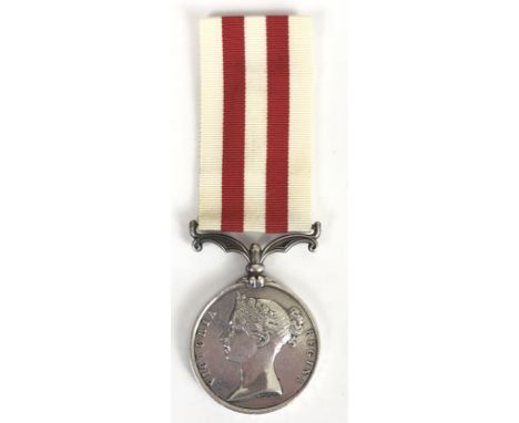 Royal Artillery Indian Mutiny Medal.  Awarded to BOMBR JOHN ALLEN J FD BAT R ARTY. Edge rubbing. Payment by Bank Transfer ONL