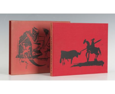 PICASSO, Pablo and Jaime SABARTÉS. Picasso: Toreros. London and Monte Carlo: André Sauret, 1961. Oblong 4to (245 x 316mm.) 4 