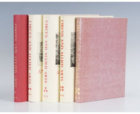 BIBLIOGRAPHY. - R. Toole STOTT. Circus and Allied Arts, a World Bibliography 1500-1957. Derby: Harpur &amp; Sons, 1958-1992. 