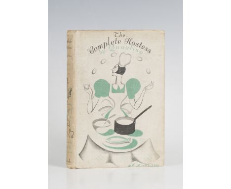 QUAGLINO, Giovanni. The Complete Hostess. [London:] Hamish Hamilton, 1935. First edition, signed and inscribed by Giovanni Qu