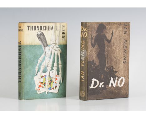 FLEMING, Ian. Thunderball. London: Jonathan Cape, 1961. First edition, first issue, 8vo (187 x 118mm.) Original black cloth, 