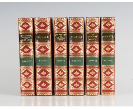 BINDINGS. - Charlotte, Emily and Anne BRONTE. [The Brontes.] London: Allan Wingate, 1949. 6 vols., the 'Heather' edition, 8vo