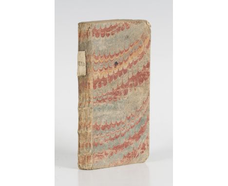 ALMANACKS. The Edinburgh Almanack for the Year M,DCC,LXXVI. Edinburgh: for R. Fleming, [1776.] 12mo (129 x 68mm.) (Spotting t
