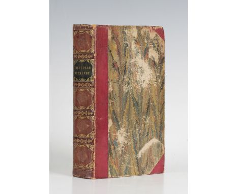 DICKENS, Charles. The Life and Adventures of Nicholas Nickleby. London: Chapman and Hall, 1839. First edition in book form, w