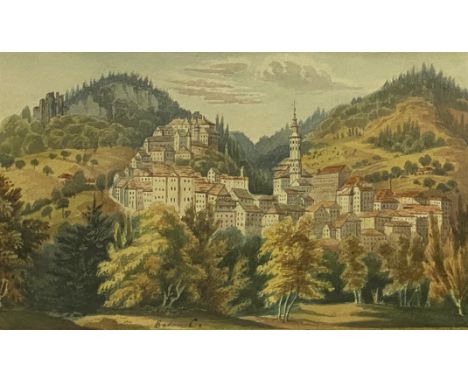 Wohl um 1860. Rückseitig von Hand in Bleistift bezeichnet „...Aquarell eines engl. Reisenden aus dem 19. Jahrh-...“. &gt;br&g