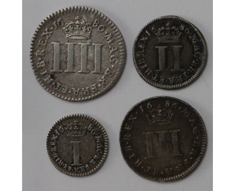 Maundy Set 1686 VF, the 4d is lighter in appearance.&nbsp; -&nbsp; Brian Lawrence Collection