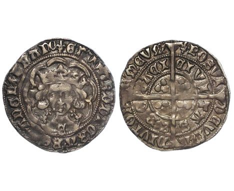 Edward IV, First Reign 1461-1470, Light Coinage 1464-1470, silver groat of York, E on breast, quatrefoils at neck, mm. Lis, S