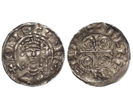 William I now thought William II silver penny Paxs Type, obverse reads:- +PILLELMREX ['MR' ligulate], reverse reads:- +IELFPI