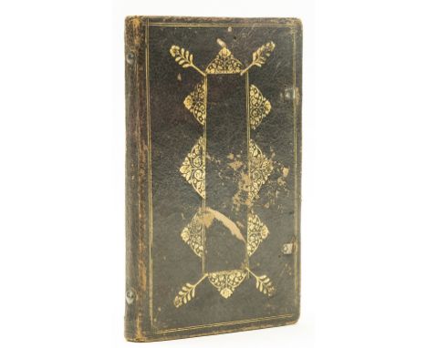 18th century commonplace book, manuscript in metalpoint and ink, 11pp., on paper and thick  card prepared for metal point, la
