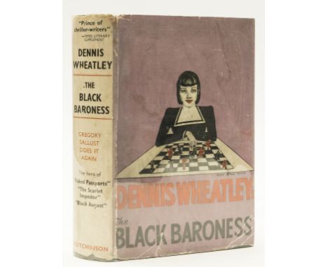 Wheatley (Dennis) The Black Baroness, first edition, 12pp. advertisements and 40pp. publisher's catalogue, map endpapers, ori