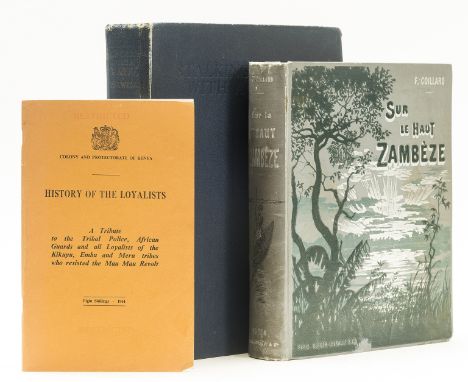 NO RESERVE Africa.- Coillard (François) Sur le Haut-Zambèze: Voyages et Travaux de Mission, first edition, ALs tipped-in, por