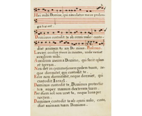Sung Requiem.- Mainati (Joseph, vicar) Collectio Omnium que canuntur in Missa Officio et Exequiis Defunctorum, manuscript mus
