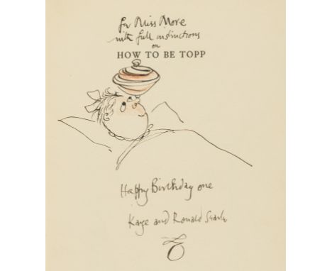 Searle (Ronald) and Geoffrey Williams. How to be Topp, first edition, signed presentation inscription from Searle with pen an