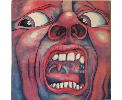 KING CRIMSON - IN THE COURT OF THE CRIMSON KING LP (ORIGINAL UK PRESSING - ISLAND ILPS 9111). A solid example original UK pre