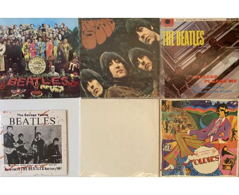 THE BEATLES - LP COLLECTION. Ace run of 10 x LP releases including early UK copies. Titles include Please Please Me (PMC 1202