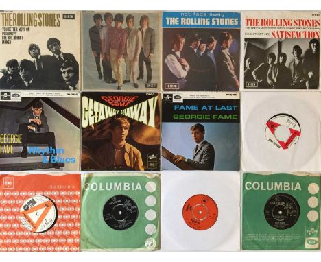 THE ROLLING STONES/ GEORGIE FAME - 7" PACK. A quality selection of 28 7" singles by The Rolling Stones &amp; Georgie Fame. RS