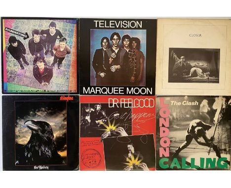 PUNK &amp; NEW WAVE - LPs. Top choices with these 26 x classic LPs. Artists/titles are Joy Division - Closer (stock UK og, FA