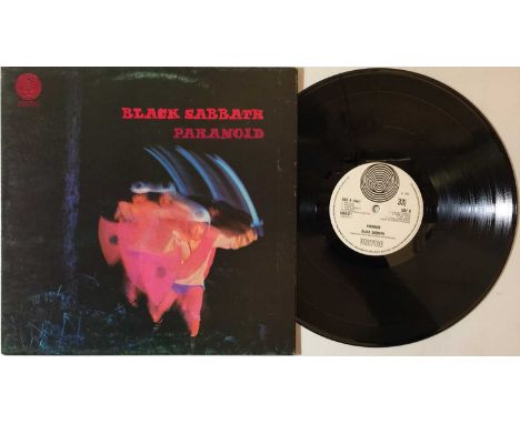 BLACK SABBATH - PARANOID LP (ORIGINAL UK COPY - VERTIGO SWIRL 6360 011). A very neatly presented original UK copy of the wick