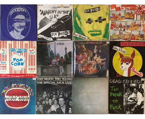 PUNK / WAVE / ROCK - 7" COLLECTION. Here we have a superb collection of around 153 x 7". Titles / Artists include Sex Pistols