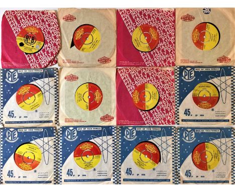 PYE INTERNATIONAL - 1962-64 7" COLLECTION (INC R&amp;B/ RNR). A quality collection of around 51 7" singles on the red &amp; y