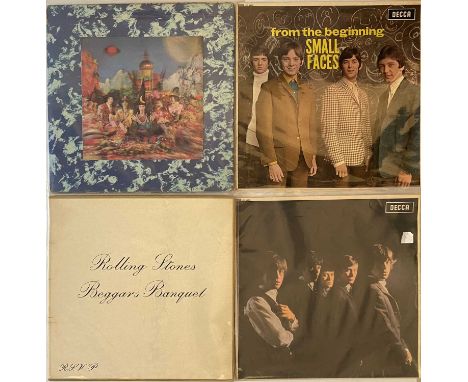 SMALL FACES/ROLLING STONES - 60s LPs. Cracking bundle of 4 x clean condition LPs from Small Faces and The Rolling Stones. All