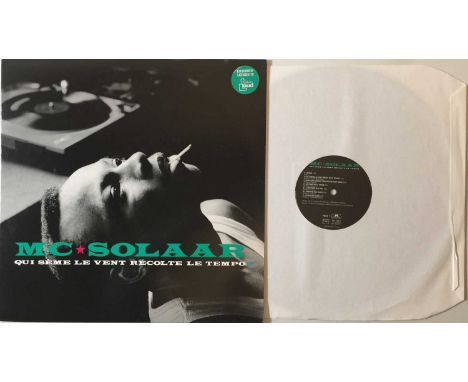 MC SOLAAR - QUI SEME LE VENT RECOLTE LE TEMPO LP (FRENCH OG - 511 133-1). Here we have a scarce original LP pressing of legen